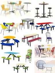 Cafeteria Table & Chair